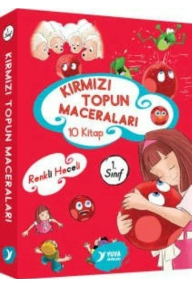 1. Sınıf Kırmızı Topun Maceraları 10 Kitap ürün görseli 1