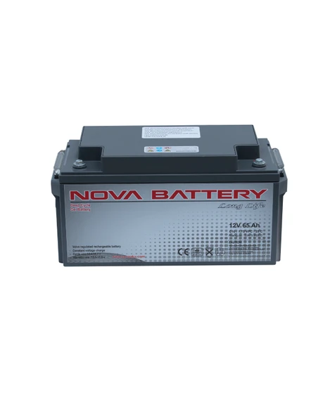 NOVA 12V 65AH DEEP CYCLE JEL AKÜ (YENİ ÜRETİM) ürün görseli 1