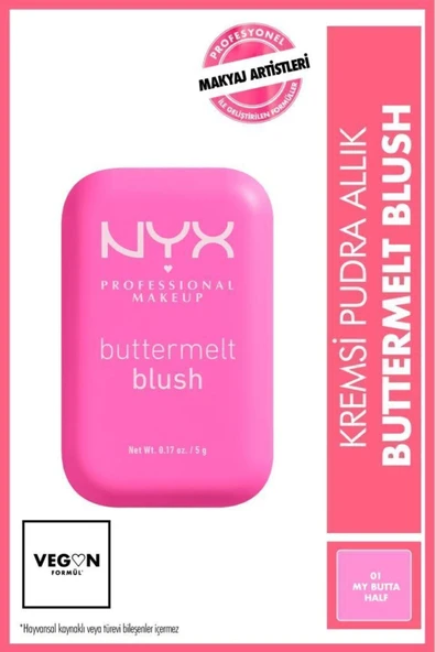 Buttermelt Blush Kremsi Pudra Allık - 08 Getting Butta ürün görseli 1