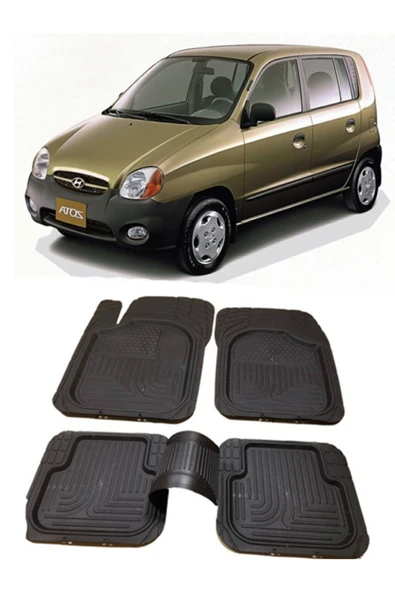 MSK Hyundai Atos 1997-2008 4d Havuzlu Paspas Takımı 5 Parça ürün görseli 1