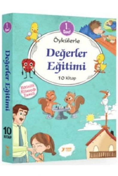 1. Sınıf Değerler Eğitimi Öykülerle 10 Kitap ürün görseli 1