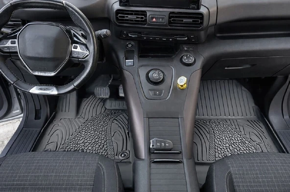 Rizline Premium Toyota Proace City 2019 Sonrası Uyumlu Havuzlu Paspas | Katlanabilir Ön Yolcu ürün görseli 1