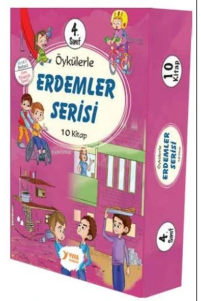 4. Sınıf Öykülerle Erdemler Serisi 10 Kitap Kutulu ürün görseli 1