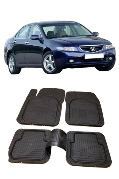 MSK Honda Accord 2002-2008 4d Havuzlu Paspas Takımı 5 Parça ürün görseli 1