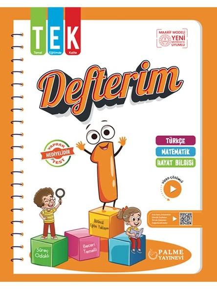 PALME 1.SINIF TEK DEFTERİM *YENİ* ürün görseli 1