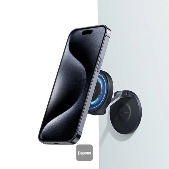 Baseus MagPro MagSafe Foldable Telefon Tutucu-Siyah ürün görseli 1