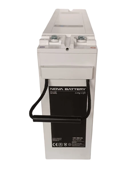 NOVA 12V 200AH AGM KURU TİP AKÜ (YENİ ÜRETİM) ürün görseli 1