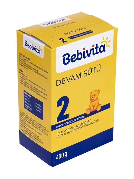 Bebivita Bebek Sütü 2 Numara 400GR ürün görseli 1