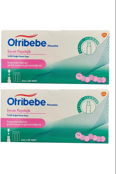 Otribebe Monodoz Serum Fizyolik 5 ml x 20 Flakon 2 Adet ürün görseli 1