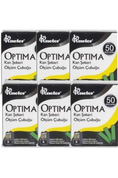 Okmeter Optima Test Stribi 50 Adet 6'Lı PAKET (SKT:06/2027) ürün görseli 1