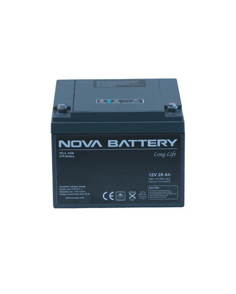 NOVA 12V 28AH AGM KURU TİP AKÜ (YENİ ÜRETİM) ürün görseli 1