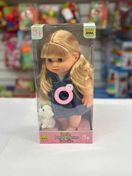 Taranabilir Sarı Uzun Saçlı Masal Anlatan Melis Bebek ürün görseli 1