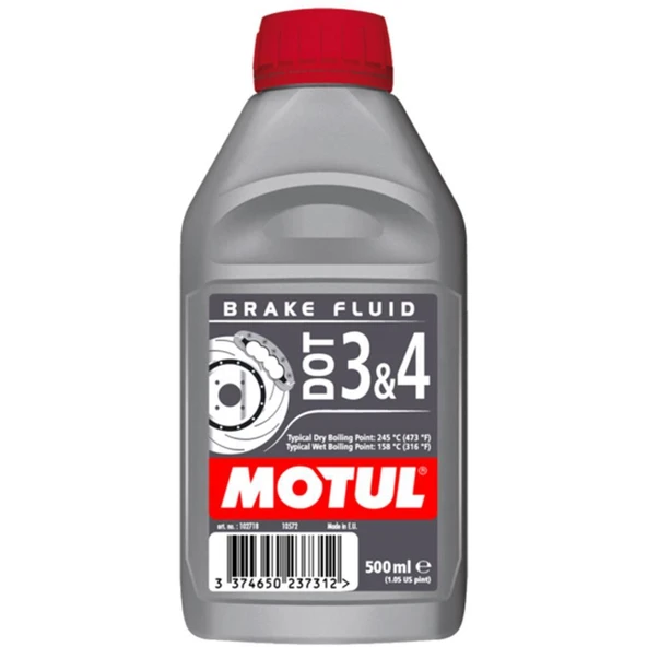 Motul Dot 3 & 4 Fren Hidrolik Yağı 500 Ml ürün görseli 1