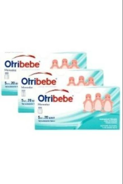 Otribebe Monodoz Serum Fizyolik 5 ml x 20 Flakon 3 Adet ürün görseli 1
