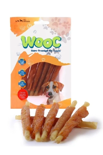 Wooc Dog Tavuk Sargılı Natural Stick Ödül Maması 80 Gr ürün görseli 1