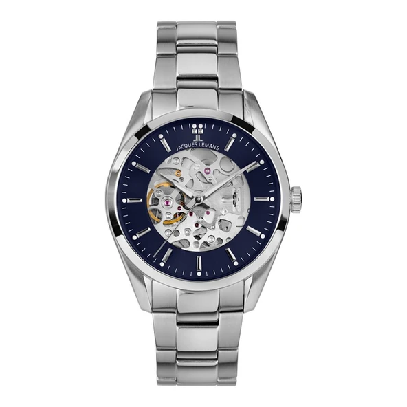 JACQUES LEMANS DERBY AUTOMATIC 1-2087H ERKEK KOL SAATİ ürün görseli 1