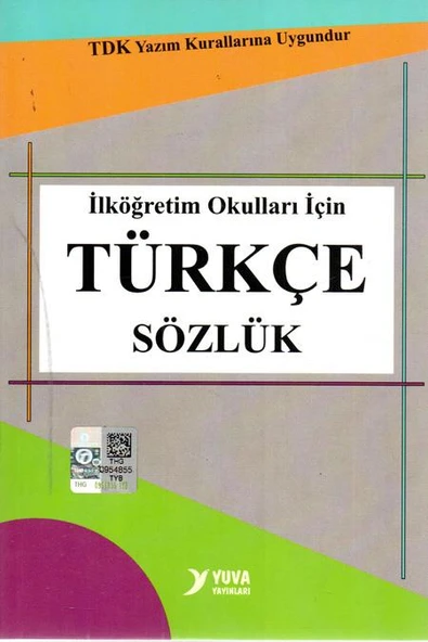 Türkçe Sözlük İlköğretim K. Kapak - Resim 2
