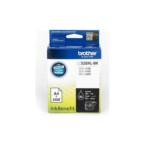 Brother LC539XLBK Siyah Kartuş ürün görseli 1