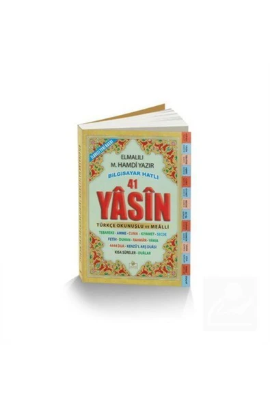 41 Yasin Türkçe Okunuşlu Ve Mealli (sesli) Çanta Boy ürün görseli 1