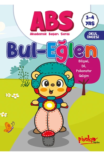 Abs Bul - Eğlen Bilişsel, Dil, Psikomotor Gelişim 3 - 4 Yaş ürün görseli 1