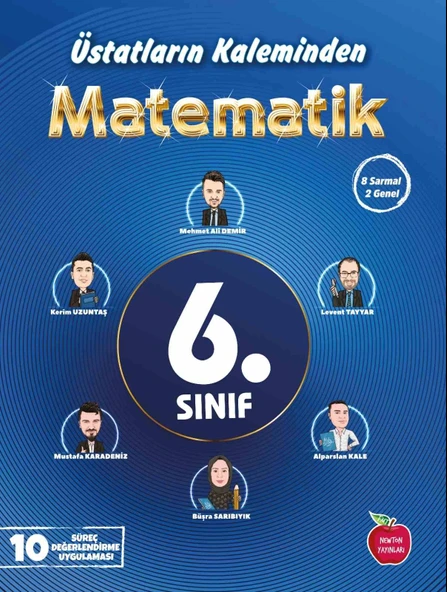 Newton 6.Sınıf Matematik Üstatların Kaleminden 10 Deneme ürün görseli 1