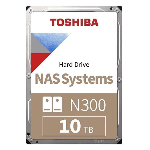 Toshiba N300 MN10ADA10TS 3.5" 7200 RPM SATA 3.0 10 TB Harddisk ürün görseli 1