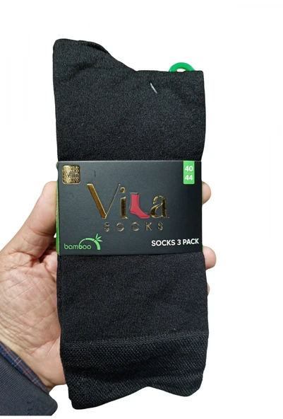 Vila Erkek 3lü Bambu Çorap ürün görseli 1