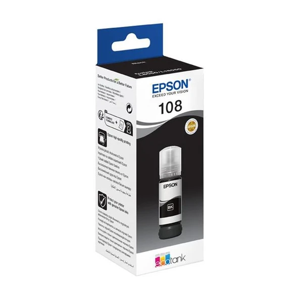 Epson 108 T09C1 Siyah Kartuş Mürekkebi ürün görseli 1