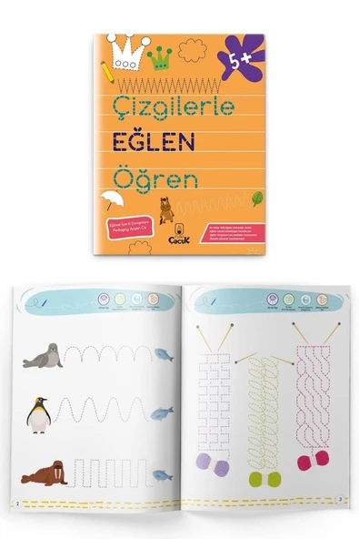 Çizgilerle Eğlen Öğren 5+ Yaş - Resim 4