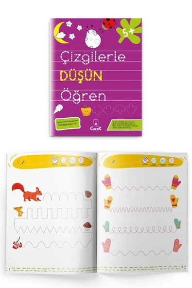 Çizgilerle Düşün Öğren 5+ Yaş - Resim 4