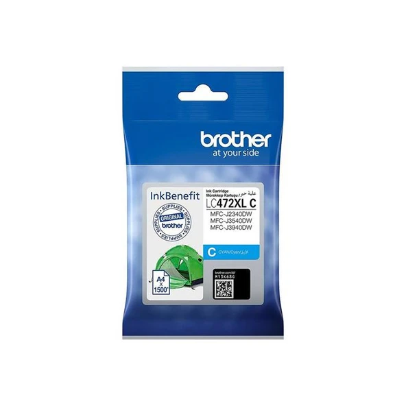 Brother LC472XLC Mavi Kartuş ürün görseli 1
