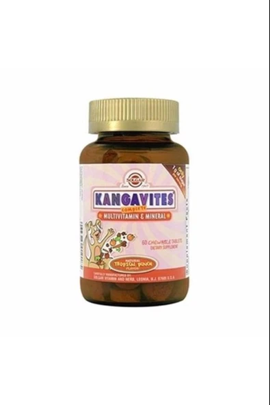 Solgar Kangavites Tropikal Meyve Aromalı 60 Tablet ürün görseli 1