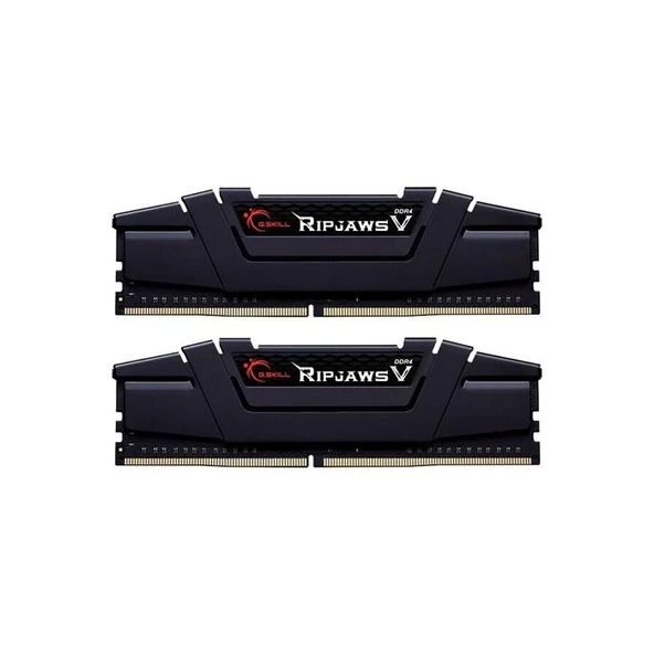 GSKILL RipjawsV F4-4000C18D-32GVK Siyah DDR4-4000Mhz CL18 32GB (2X16GB) DUAL (18-22-22-42) 1.40V ürün görseli 1