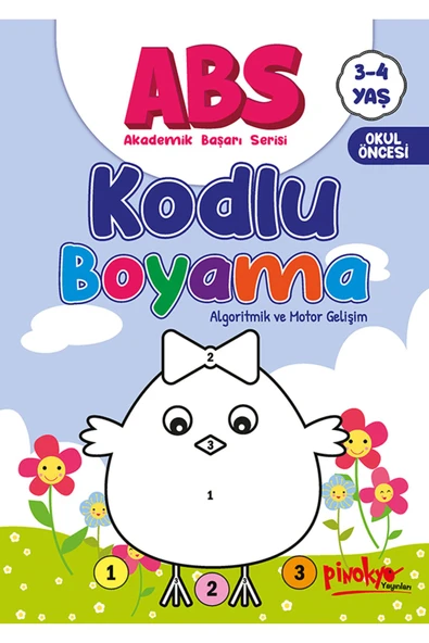 Abs Kodlu Boyama Algoritmik Ve Motor Gelişim 3 - 4 Yaş ürün görseli 1