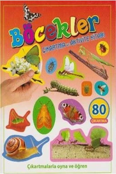 Böcekler Çıkartma Ve Aktivite Kitabı ürün görseli 1