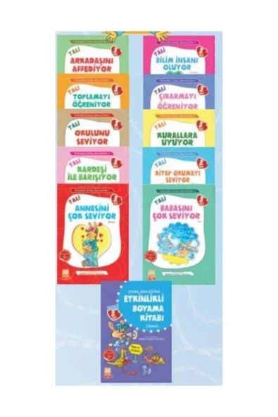 Tali 3 Sosyal Zeka Eğitimi 10 Kitap ürün görseli 1