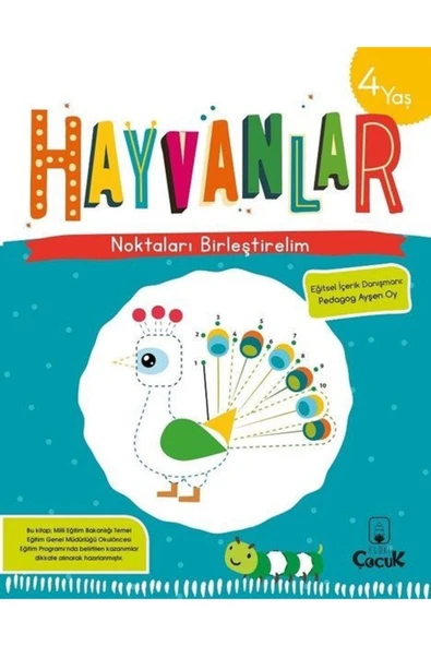 4 Yaş Noktaları Birleştirelim Hayvanlar ürün görseli 1