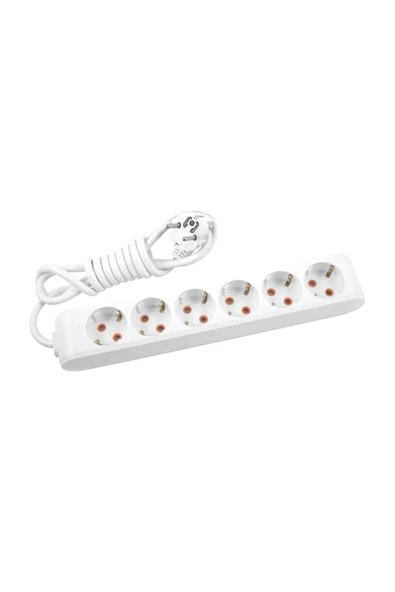 VİKO Multi-let 6 Lı Priz Topraklı Çocuk Korumalı-3 Metre 6 Lı 3m Uzatma Kablosu ürün görseli 1