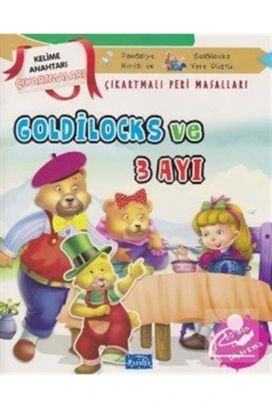Goldilocks Ve 3 Ayı Çıkartmalı Peri Masalları ürün görseli 1