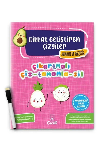 Meyveler Ve Sebzeler Dikkat Gelişitren Çizgiler ürün görseli 1