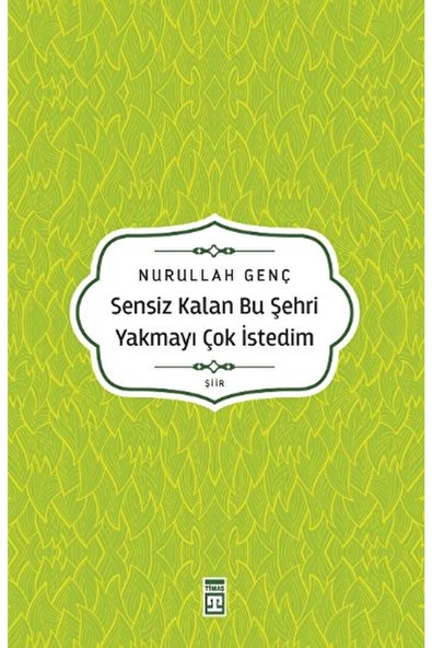 Sensiz Kalan Bu Şehri Yakmayı Çok İstedim ürün görseli 1