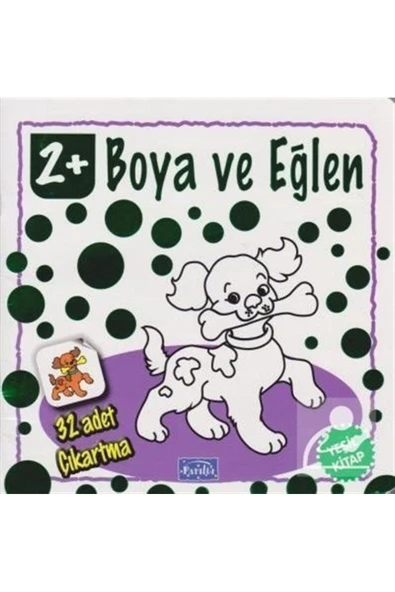 Boya Ve Eğlen Yeşil Kitap ürün görseli 1