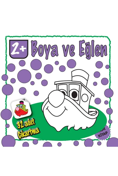 Boya Ve Eğlen Mor Kitap ürün görseli 1