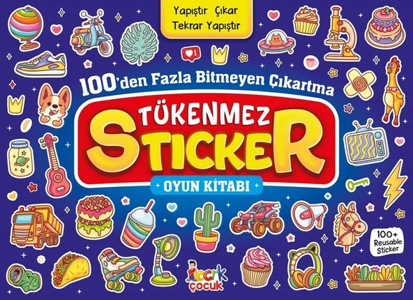 Tükenmez Stıcker Kitabı (100+ Çıkartma) ürün görseli 1