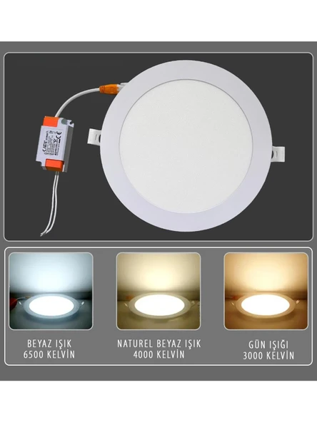 CATA CT-5169 SLIM LED PANEL 18 W 3200K - Resim 3