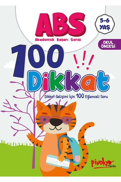 Abs 100 Dikkat - Dikkat Gelişimi İçin 100 Eğlenceli Soru 5 - 6 Yaş ürün görseli 1