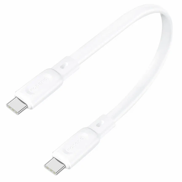 Foneng X107 60W Type-C to Type-C 25cm Kısa Hızlı Data ve Şarj Kablosu ürün görseli 1
