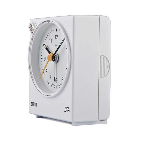 BRAUN BNC004WHWH ALARMLI MASA SAAT BEYAZ SES KONTROL ürün görseli 1