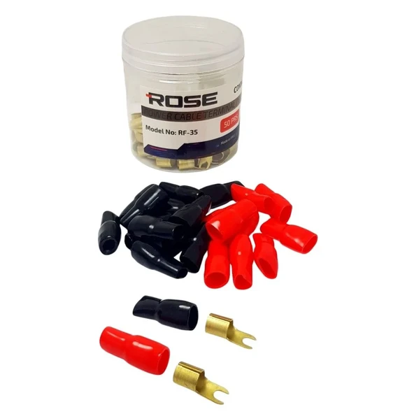 Rose 10mm Power Terminal Kılıflı Kablo Ucu ürün görseli 1