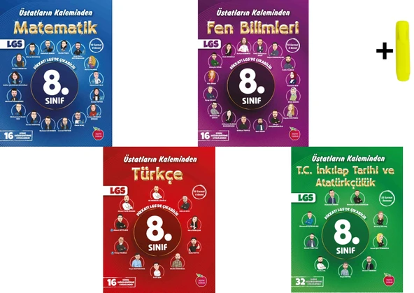 Newton 8.Sınıf Matematik Fen Türkçe Sosyal Üstatların Kaleminden Deneme Seti Yeni ürün görseli 1